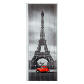 STANDOM Shrnovací dveře plastové plné s potiskem Eiffelova věž Paříž 83 cm, 201,5 cm
