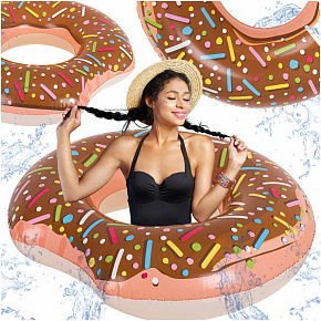 Nafukovací kolo BESTWAY 36188 donut hnědý 107cm