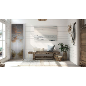 STANDOM Shrnovací dveře plastové plné s potiskem Pláž 83 cm, 201,5 cm