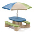STEP2 Piknikový stůl s deštníkem a lavičkami