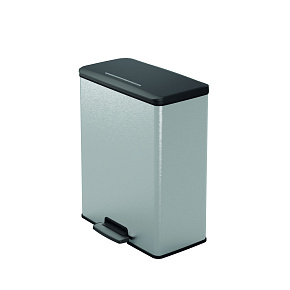 Odpadkový koš Deco bin 65L stříbrný Odpadkový koš Deco bin 65L stříbrný