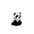 Panda sedící plyšová 14x17cm 0m+