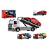 Auto odtahovka Welly Scania P320 + auto kov/plast 15cm mix druhů v krabičce 18,5x10x6cm