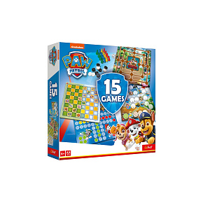 Sada 15 her Tlapková patrola/Paw Patrol společenká hra v krabici 24,5x24,5x6cm Sada 15 her Tlapková patrola/Paw Patrol společenká hra v krabici 24,5x24,5x6cm
