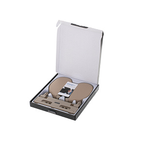 Opěrka hlavy do auta, cestovní polštář, opěrka na hlavu a krk do auta, nastavitelná, béžová