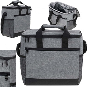Torba termiczna na lunch jedzenie śniadaniowa izolacyjna 16L szara Torba termiczna na lunch jedzenie śniadaniowa izolacyjna 16L szara