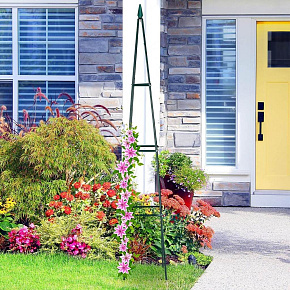 Pergola podpora LUARO zahradní na květiny stojan na popínavé růže pyramida kovová Pergola podpora LUARO zahradní na květiny stojan na popínavé růže pyramida kovová