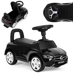 Odrážedlo autíčko Mercedes C CLASS interaktivní volant zvuky černé Odrážedlo autíčko Mercedes C CLASS interaktivní volant zvuky černé