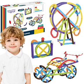 WOOPIE Klocki Konstrukcyjne Matematyczne 3D Edukacyjne 155 el. WOOPIE Klocki Konstrukcyjne Matematyczne 3D Edukacyjne 155 el.