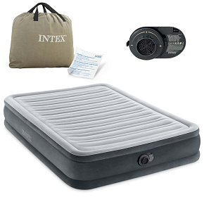 Matrace postel na spaní pro dvě osoby s automatickou pumpou 191x137 cm INTEX 67768 Matrace postel na spaní pro dvě osoby s automatickou pumpou 191x137 cm INTEX 67768