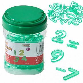 MASTERKIDZ Průhledné Číslice Pro LED Světelný Panel STEM