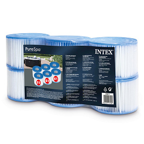 Filtry S1 komplet 6 kusů sada Pure SPA INTEX 29011 Filtry S1 komplet 6 kusů sada Pure SPA INTEX 29011