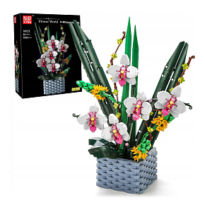 Lebula kostky květiny kytice orchideje v květináči 1158 ks. Lebula kostky květiny kytice orchideje v květináči 1158 ks.