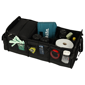 Organizér do kufru auta s chlazením 3 komory s termotaškou XXL 37x75x32cm Organizér do kufru auta s chlazením 3 komory s termotaškou XXL 37x75x32cm