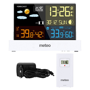 METEO SP110B weather station with DCF, white METEO SP110B weather station with DCF, white