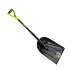Lopata na sníh a obilí 36,5cm plastová se sklolaminátovou násadou krátká 115cm Procraft GPS-1150