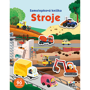 Knížka samolepková Stroje Knížka samolepková Stroje