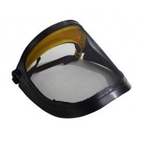 Ochranný štít pro obsluhu křovinořezu (ocelová síťka)