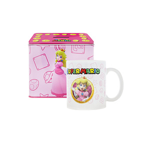 Hrnek s kasičkou na mince Nintendo Princess Peach ze Super Mario Cup Hrnek s kasičkou na mince Nintendo Princess Peach ze Super Mario Cup