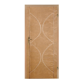 STANDOM Koženkové čalounění dveří vzor půlměsíc T2 Světlý buk