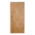 STANDOM Koženkové čalounění dveří vzor půlměsíc T2 Světlý buk