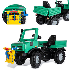 Rolly Toys RollyUnimog Forst Mercedes-Benz Naviják - Nákladní auto na pedály Rolly Toys RollyUnimog Forst Mercedes-Benz Naviják - Nákladní auto na pedály