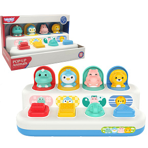 WOOPIE BABY Edukační hračka Vyskakující zvířátka POP-UP WOOPIE BABY Edukační hračka Vyskakující zvířátka POP-UP