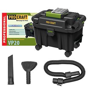 Průmyslový vysavač aku Procraft VP20 Průmyslový vysavač aku Procraft VP20