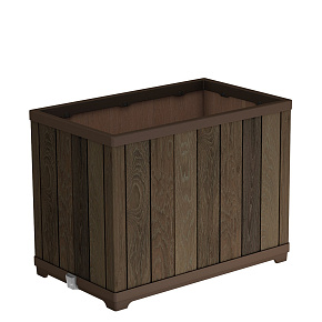 Deco obdélníkový vysoký květináč Walnut Deco obdélníkový vysoký květináč Walnut