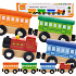 Dřevěné puzzle Včela Montessori vzdělávací skládačka 18m+ Hmyz