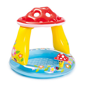 Inflatable paddling pool for children, toadstool roof, Intex 57114 Inflatable paddling pool for children, toadstool roof, Intex 57114
