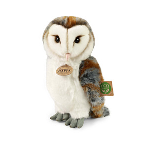 Plyšový pták sova pálená 27 cm ECO-FRIENDLY Plyšový pták sova pálená 27 cm ECO-FRIENDLY