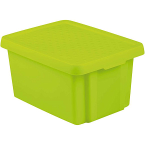 Úložný box ESSENTIALS 16l s víkem zelený Úložný box ESSENTIALS 16l s víkem zelený
