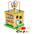 Wooden sorter educational cube + board mula Ecotoys