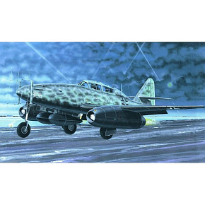 Model Messerschmitt Me262 B-1a/U1 14,7x17,4cm v krabici 25x14,5x4,5cm
