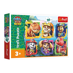 Puzzle Tlapková patrola/Paw Patrol Dino Movie: Dinosauří ostrov 27x20cm 30dílků v krabičce 21x14x4cm Puzzle Tlapková patrola/Paw Patrol Dino Movie: Dinosauří ostrov 27x20cm 30dílků v krabičce 21x14x4cm