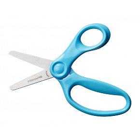 Dětské nůžky se zaoblenou špičkou, tyrkysové, 13 cm (6+)