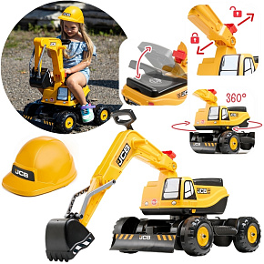 FALK Bagr JCB DIGGER Otočný Žlutý Pohyblivá Lžíce Od 3 Let.