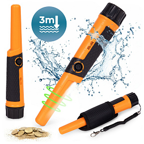 Waterproof Handheld Pinpointer Metal Detector with LED Flashlight