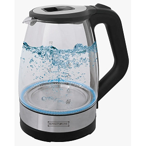 Royalty Line GWK-2200-8351BLU: Skleněná konvice 1,8 L Modré světlo - 2200W Royalty Line GWK-2200-8351BLU: Skleněná konvice 1,8 L Modré světlo - 2200W