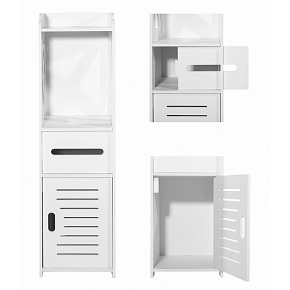 Bathroom cabinet, 80 cm, white Bathroom cabinet, 80 cm, white