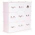 Children's storage cabinet with 9 shelves
