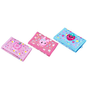 Peněženka Keyroad dívčí látková 3 barvy v sáčku 12,5x8cm