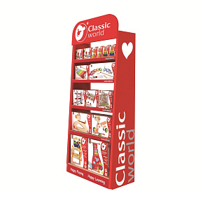 CLASSIC WORLD Dřevěný regál na vystavení hraček do obchodu 1,80 m CLASSIC WORLD Dřevěný regál na vystavení hraček do obchodu 1,80 m