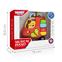 WOOPIE BABY Interaktivní Pianko Autobus Lev Hudební Varhánky Zvuky Světla 18m