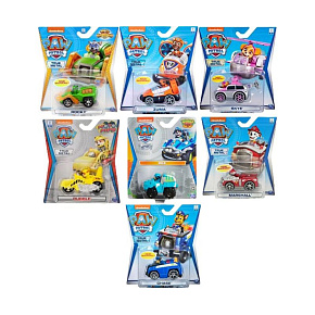 Vozidlo Tlapková patrola/Paw patrol s figurkou mix druhů na kartě 13,5x16,5x4cm