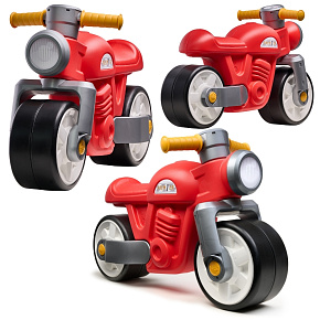 FALK Odrážedlo Motocykl Běhový Vintage Červený 1-3 roky