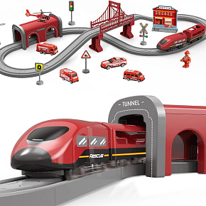 WOOPIE Sada Elektrická Dráha Pendolino Hasičský Sbor 66 ks. WOOPIE Sada Elektrická Dráha Pendolino Hasičský Sbor 66 ks.