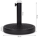 Základna zatížení slunečníku na zahradu a terasu 12 kg MultiGarden