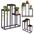 Standing Plant Stand for Flowers Decorations 3 Shelves Loft ModernHome